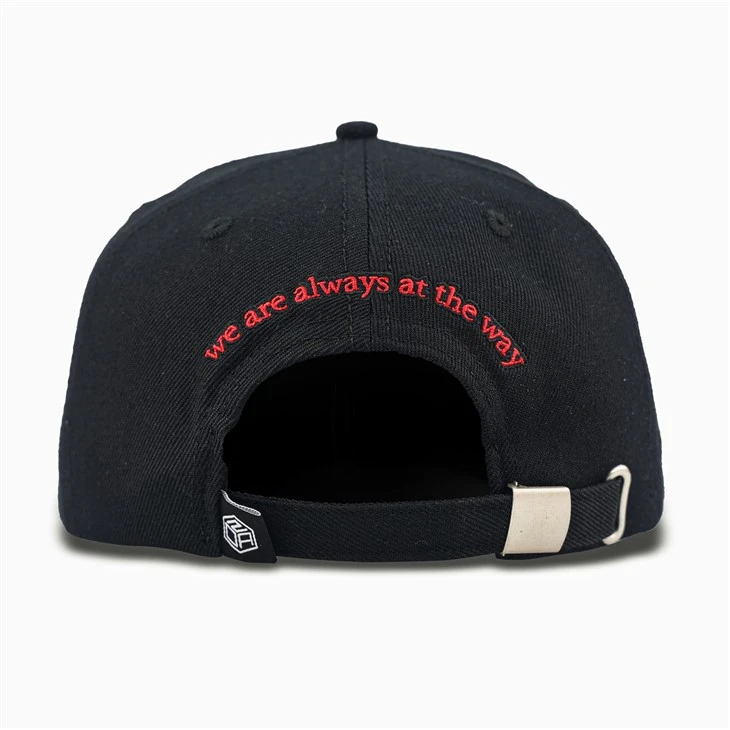 Black Merrowed Outline Patch Baseball Cap